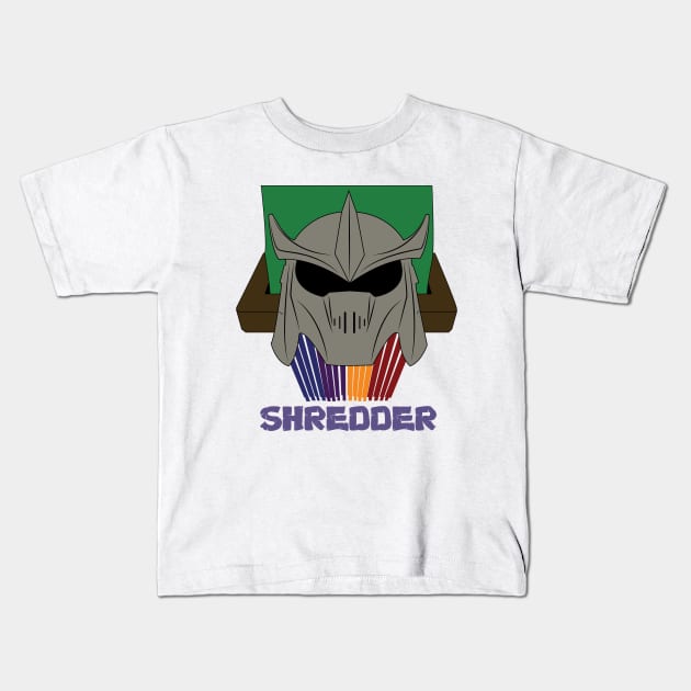 Shredder Kids T-Shirt by 2buck